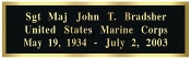name plate for flag case,name plate for Challenge Coin Display case